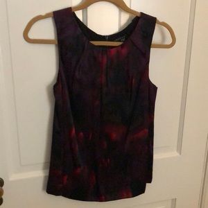 Theory sleeveless silk blouse